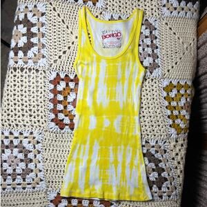 y2k Bongo tie dye beater tank